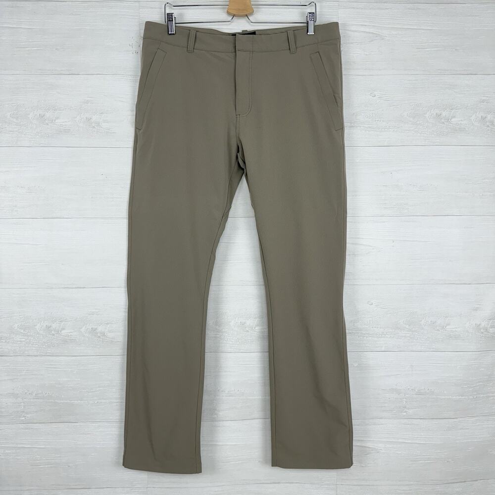 Cotopaxi Chino Tech Pants Mens 33 Khaki Ripstop Outdoor Hiking Travel Straight‎